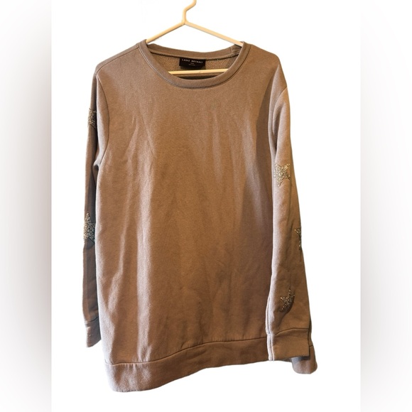 Lane Bryant Gray Casual Crewneck with Star details sz 14/16 - Picture 4 of 8